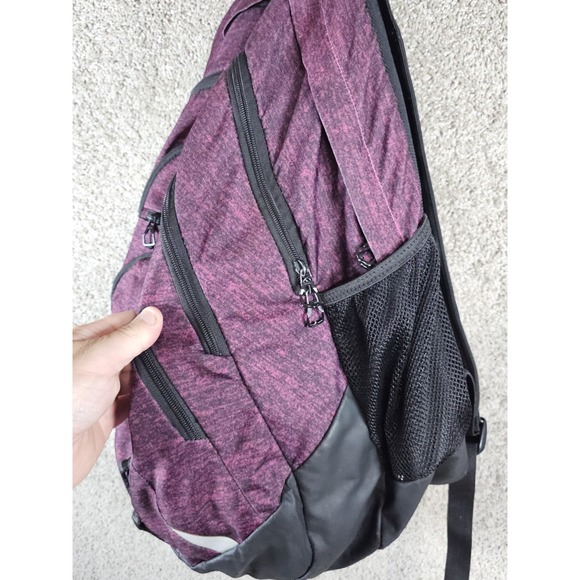 Adidas 20" Black & Heathered Purple/Pink Backpack Laptop Bag‎ 2016 - Picture 7 of 16